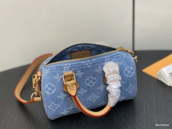 Fake Louis Bags VUITTON LOUIS SPEEDY-16-10-7.5cm NANO 0708